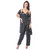 Fasense satin nightwear 3pc top and pajama with robe night suit for women DP090.