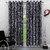 Geo Nature Polyster Eyelet Door Curtain Set Of 2(5F-022)