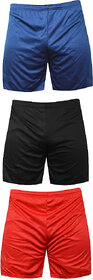 Mj Store Present Polyster Dry-Fit Men's Lounge, Beach, Bermuda, Casual, Sports, Night wear, Cycling, Short rd-blu-bl