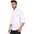 Indra Fashion Mens-boys Office-Party Wear white Colour Plain Shirt