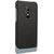 Stuffcool Bon Dual Tone PU Leather Back Case Cover for OnePlus 6 - Black