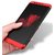 TBZ Ultra-thin 3-In-1 Slim Fit Complete 3D 360 Degree Protection Hybrid Hard Bumper Back Case Cover for Huawei Honor 9 Lite with Tempered Screen Guard -Red