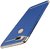 TBZ Ultra-thin 3 in 1 Anti-Scratch Anti-fingerprint Shockproof Resist Cracking Electroplate Metal Texture Armor PC Hard Back Case Cover for Huawei Honor 9 Lite -Blue