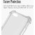 TBZ Transparent Bumper Corner TPU Case Cover for Vivo Y71 with USB LED Lamp