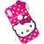 TBZ Hello Kitty Soft Rubber Back Case Cover for Vivo V9 with Earphone -Magenta