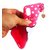 TBZ Hello Kitty Soft Rubber Silicone Back Case Cover for Vivo V9 with Tempered Screen Guard -Magenta