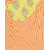 KU Girls' Peach Double Pocket Kurti