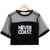 Raabta Fashion Women Black Net Never Coast Crop Top