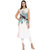 Janasya Women's Multicolor Crepe Straight Floral Print Kurta