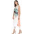 Janasya Women's Multicolor Crepe Straight Floral Print Kurta