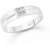 Vighnaharta Four Stone matte CZ Rhodium Plated Alloy Finger Ring for Women and Girls - VFJ1337FRR8