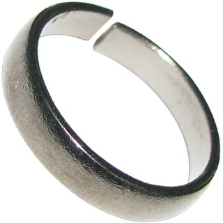 Yuvi Shoppe Pack of 2 Real Black Horse Shoe Iron Ring/Asli Kale Ghode ki Naal ki Angoothi- 2 Pc