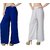 White and blue  Palazzo pant ,trousers on on 249