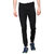 Kozzak Black Cotton Ankle Length Men's Track Pants
