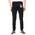 Kozzak Black Cotton Ankle Length Men's Track Pants