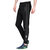 Kozzak Black Cotton Ankle Length Men's Track Pants
