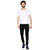 Kozzak Black Cotton Ankle Length Men's Track Pants