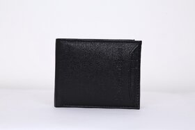Mens Leather Wallet (Black) By Victoria Cross.