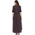 Janasya Women's Multicolor Cotton High Low Hemline Floral Print Kurta