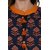 Janasya Women's Multicolor Cotton High Low Hemline Floral Print Kurta