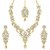Sukkhi Alloy Gold Plated Austrian Diamond Necklace Set For Women
