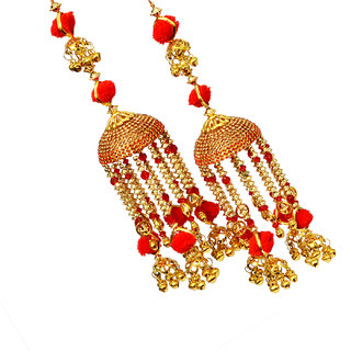 Buy Mansiyaorange Traditional Wedding Wear Punabi kalere/Kaleera/Kalera ...