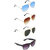 Zyaden Combo of 3 Aviator Sunglasses