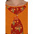 Janasya Women's Red Cotton Anarkali Floral Print Kurta