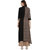 Janasya Women's Black Cotton Asymmetric Printed Kurta With Palazzo