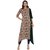 Janasya Women's Multicolor Crepe Asymmetric Geometric Print Kurta