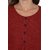 Janasya Women's Maroon Cotton Anarkali Plain Kurta