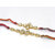 Kundan And Round Stone Thread Rakhi