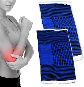 2 X Gym Neoprene Elbow Support Guard Stretch Brace Protect Sport -EL04.
