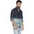 Campus Sutra Men's Blue Casual Shirt