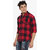 Campus Sutra Men's Red Casual Shirt