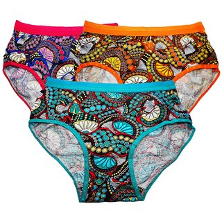 Varsha Fine Cotton Panties - Pack of 3