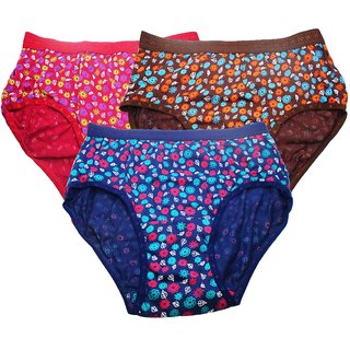 Varsha Fine Cotton Panties - Pack of 3