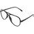 Zyaden Unisex Black Polycarbonate Full Rim Aviator Eyeglasses