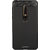 Stuffcool Soft Flexible TPU Armour Back Case Cover for Nokia 6 (2018) - Black