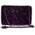 Pink Sequin with Dark Black Clutch for the Women for Party and Casual use
