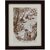 MARIO DE MIRANDA ON THE BEACH-PC10 GLASS PAINTING BROWN COLOUR 11X9 INCH