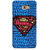 Ink Print Lab Sam C9 Pro 113 Superman Logo Printed Back Cover For Samsung C9 Pro