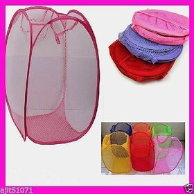 Foldable Laundry Bag basket folding clothes storage toy bags SET OF 3