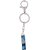 Sanaa Creations Mens Style 100 Stainless Steel Silver Plated Whistle Pendant Shape Keychain  Keyring For Women/Mens/Girls/Boys