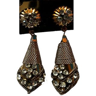 Jhumki Earrings for Women (Golden)