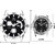 Adamo Shine Black Dial Couple Combo Wrist Watch 10739SM02