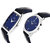 Adamo Slim Blue Dial Couple Combo Wrist Watch AD7172SB05