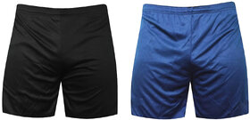 Demokray Men's Multicolor Shorts (Pack of 2)