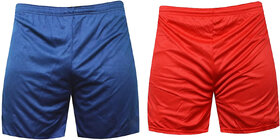 Sports Polyester Multi-colour Short Set(Pack of 2)