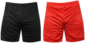 Sports Polyester Multi-Colour Short Set(Pack Of 2)